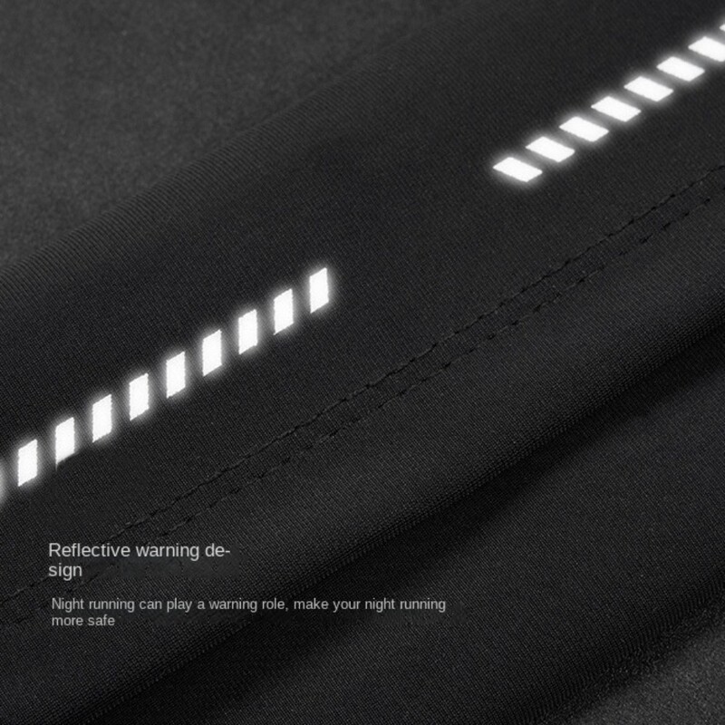 Veekindla ja peegeldava disainiga jooksuvöö Fanny pakk, õhukese vöökohaga jooksupakk naistele meestele, jooksva telefonihoidja