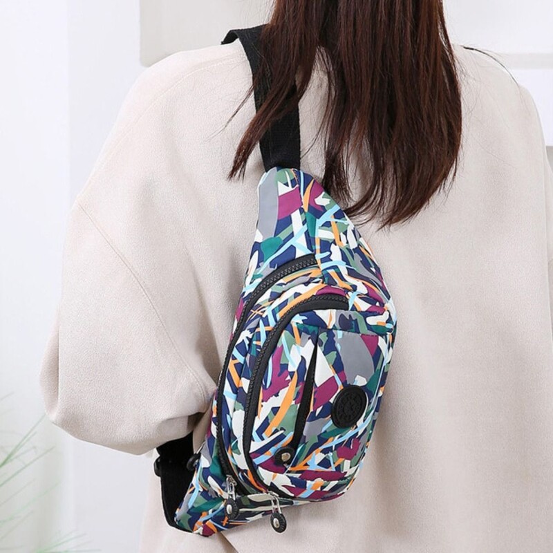 Naiste meeste rinnapakett veekindel välispordikott nailonist kott vöökott Fanny kott Crossbody