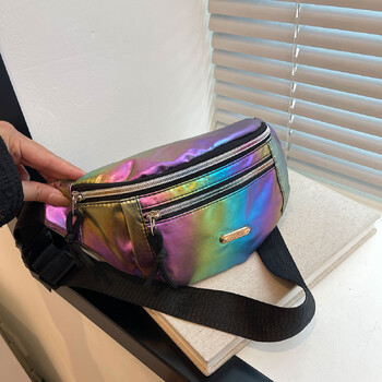 Fanny Packs Waist Pack за жени Чанта за кръста Пътуване Спорт Бягане Crossbody Чанта за гърди Чанта за колан Слинг Портмоне Чанти за рамо