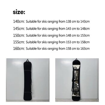 Τσάντα Snowboard με λουράκι ώμου 140/145/150/155/160 cm Τσάντα Snowboard ανθεκτική στη φθορά