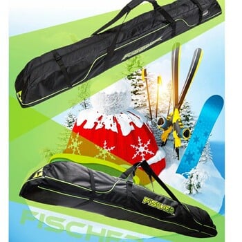 Χειμερινό Ski Pole Pack Φορητή τσάντα ώμου για σκι για διπλό Snowboard Αδιάβροχη θήκη Oxford 165cm 175cm