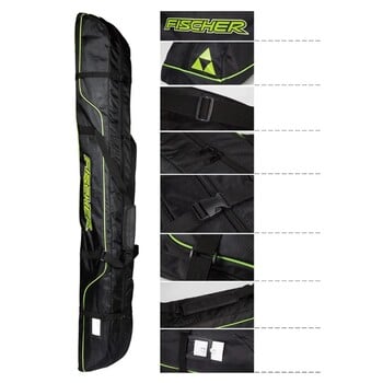 Χειμερινό Ski Pole Pack Φορητή τσάντα ώμου για σκι για διπλό Snowboard Αδιάβροχη θήκη Oxford 165cm 175cm