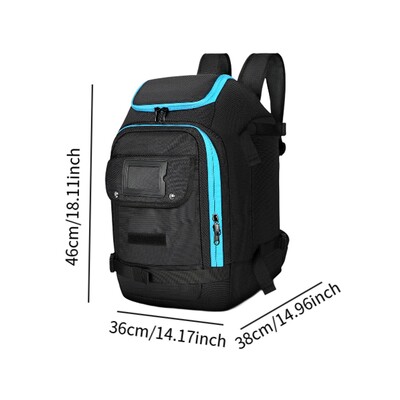 Чанта за ски обувки Капацитет за ски на открито Голяма раница Унисекс Сухо мокро разделяне Водоустойчиви каски за съхранение Ръкавици за обувки Сноуборд