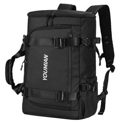 Чанта за ски обувки Дишаща ски раница за ски планинарство Зимни спортове Ски чанта Ски обувки Пътна раница Лесна за носене