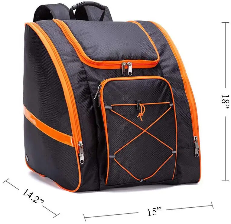 Custom Logo Slidinėjimo batų krepšiai Kelionių kuprinė Poliesteris Profesionalūs slidinėjimo aksesuarai Laikymas Krepšys Neperšlampamas sportinis šalmo krepšys