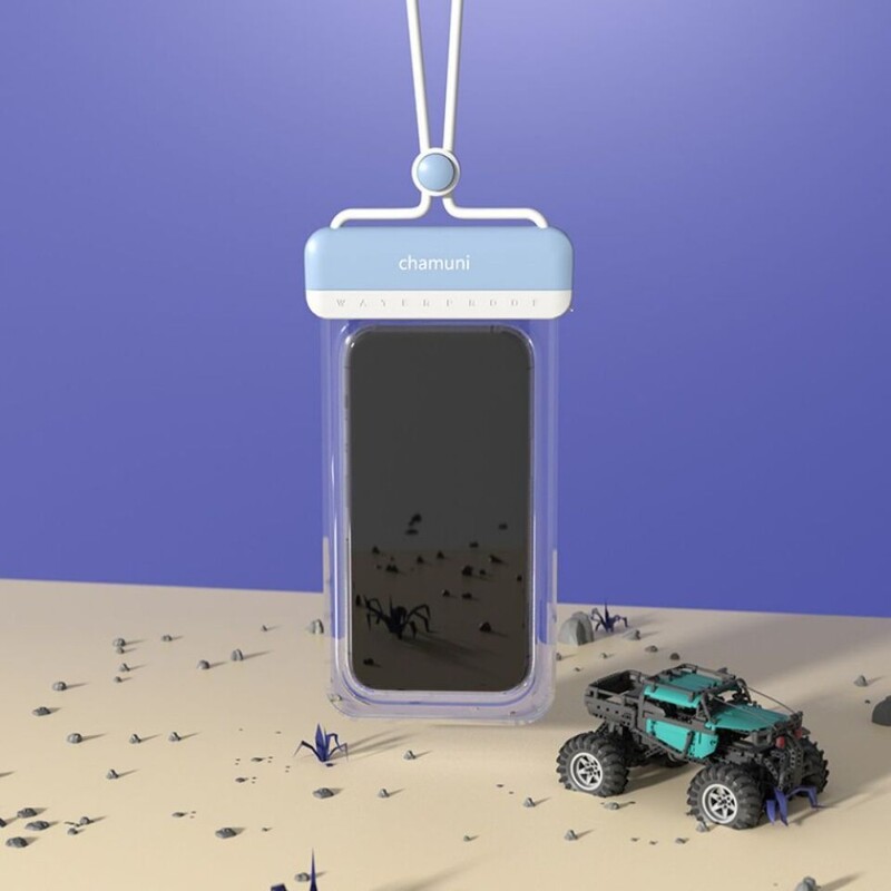 Нов водоустойчив капак с голям капацитет, висококачествен сензорен екран, мобилен телефон, водоустойчива чанта, прозрачна IPX8 чанта за плуване