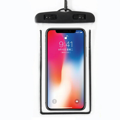 Водоустойчив калъф за телефон, за телефон под 6,7'', плуване, гмуркане, под вода, капак с протекторна торбичка, 