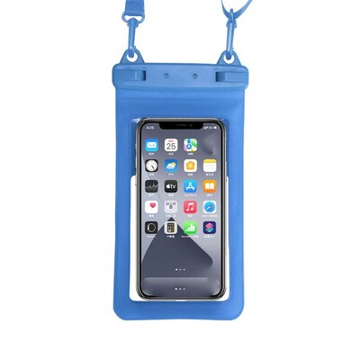 Нова ABS+PVC водоустойчива чанта за телефон с двойна кука Водоустойчиви чанти за плуване Носете диагонално водоустойчив калъф за телефон Плуване