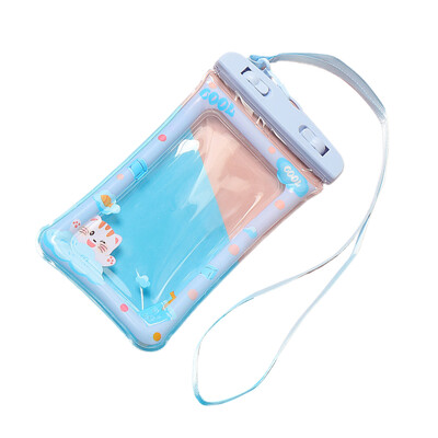 PVC veekindel telefoniümbris on pehme ja läbipaistev, mis on parem mitte lihtsalt fotode ja videote tegemiseks