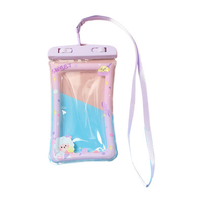 PVC veekindel telefoniümbris on pehme ja läbipaistev, mis on parem mitte lihtsalt fotode ja videote tegemiseks