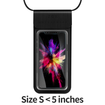 Veekindel telefoniümbrise kate puutetundliku ekraaniga mobiiltelefoni kuiva sukeldumiskoti kott kaelarihmaga iPhone Xiaomi Samsung Meizu jaoks