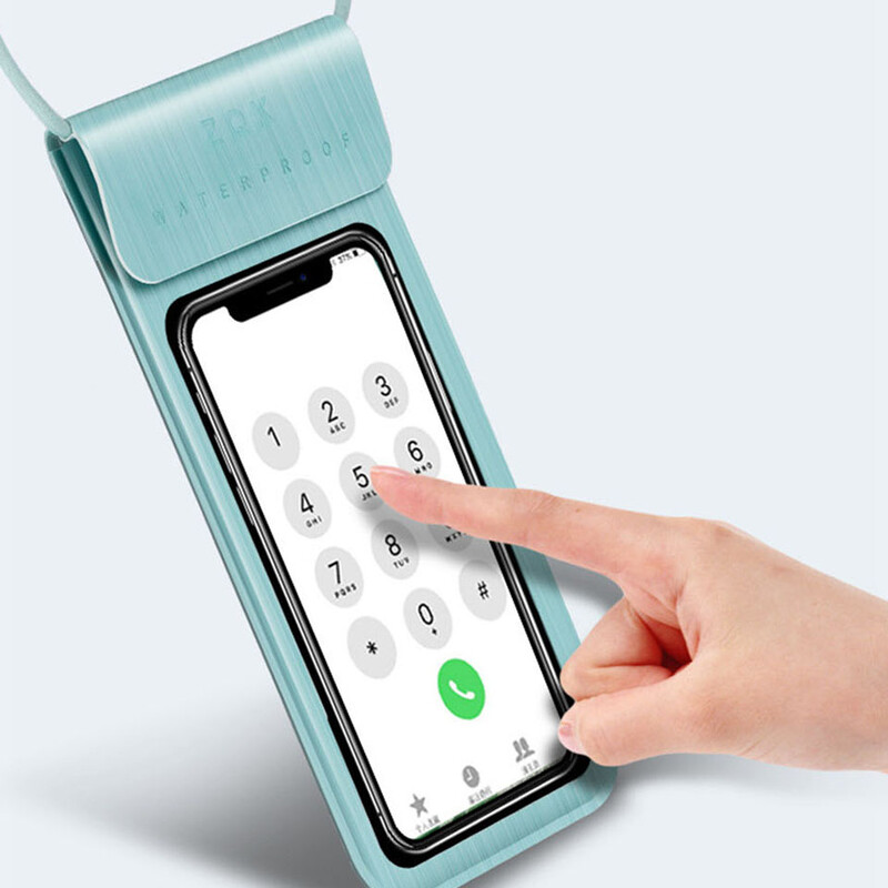 Veekindel telefoniümbrise kate puutetundliku ekraaniga mobiiltelefoni kuiva sukeldumiskoti kott kaelarihmaga iPhone Xiaomi Samsung Meizu jaoks