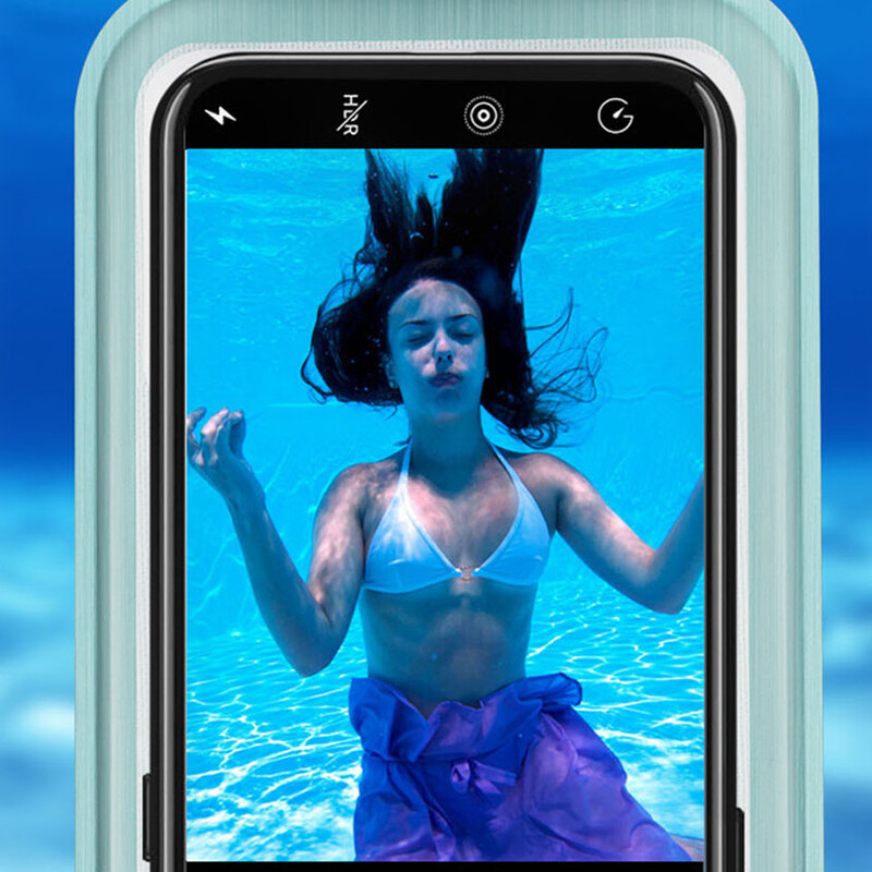 Veekindel telefoniümbrise kate puutetundliku ekraaniga mobiiltelefoni kuiva sukeldumiskoti kott kaelarihmaga iPhone Xiaomi Samsung Meizu jaoks