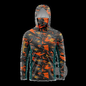 RT Mask Hoodies Ризи, подходящи за риболов, лов, катерене, къмпинг, туризъм, слънцезащита на открито, дишащо облекло #3