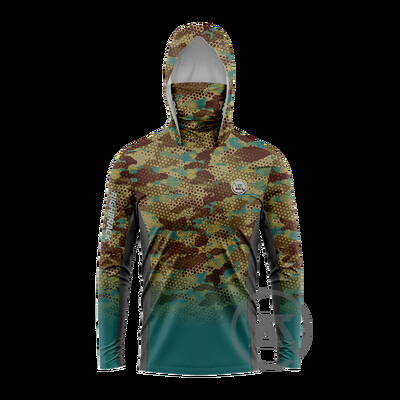 RT Mask Hoodies Ризи, подходящи за риболов, лов, катерене, къмпинг, туризъм, слънцезащита на открито, дишащо облекло #3