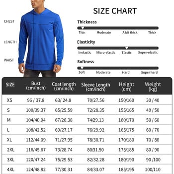 Нова мъжка спортна риза с дълъг ръкав UV бързосъхнеща риболовна риза Тънка дишаща външна суичър с качулка Мъжка риболовна риза Gillz