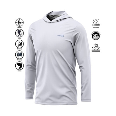 Nova muška majica s dugim rukavima, UV brzo sušeća ribolovna košulja, tanka prozračna vanjska majica s kapuljačom, muška Gillz ribolovačka košulja