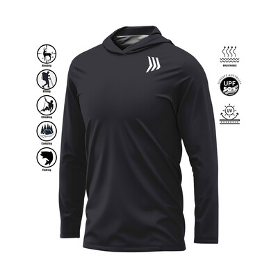 Nova muška majica s dugim rukavima, UV brzo sušeća ribolovna košulja, tanka prozračna vanjska majica s kapuljačom, muška Gillz ribolovačka košulja