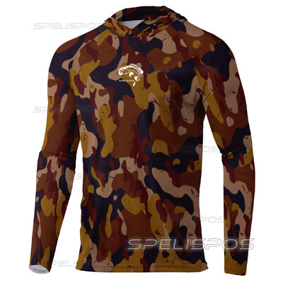 Комплект за риболов Качулки с дълги ръкави Летни риболовни ризи UPF 50+ Риба Майо Горнища Облекло Плажно оборудване Яхта Морска фланелка Качулка за бягане