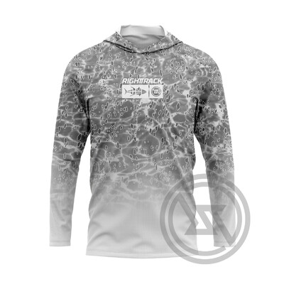 Нови мъжки качулки RIGHTTRACK Риболовно облекло UPF50+ UV камуфлаж Лов Катерене Къмпинг Туризъм Мрежесто облекло на открито