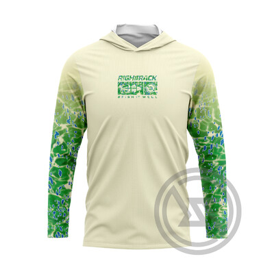 Нови мъжки качулки RIGHTTRACK Риболовно облекло UPF50+ UV камуфлаж Лов Катерене Къмпинг Туризъм Мрежесто облекло на открито