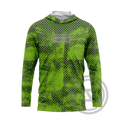 Нови мъжки качулки RIGHTTRACK Риболовно облекло UPF50+ UV камуфлаж Лов Катерене Къмпинг Туризъм Мрежесто облекло на открито