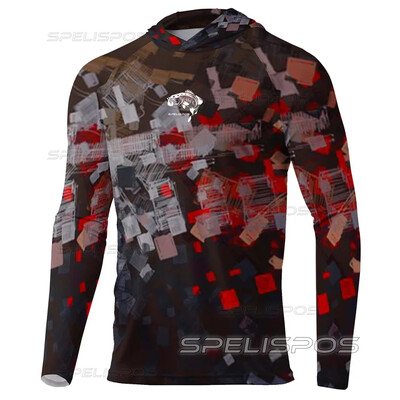 Риболовно облекло с качулка Външно UPF 50+ Anti-UV Слънцезащитно Дишащо Туризъм Леко бързосъхнещо Риболовно Качулки Облекло за риболов