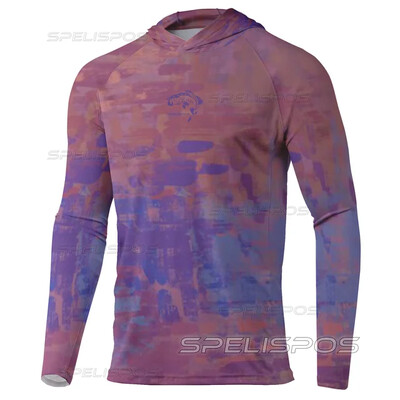 Риболовно облекло с качулка Външно UPF 50+ Anti-UV Слънцезащитно Дишащо Туризъм Леко бързосъхнещо Риболовно Качулки Облекло за риболов