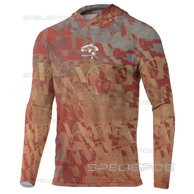 Риболовно облекло с качулка Външно UPF 50+ Anti-UV Слънцезащитно Дишащо Туризъм Леко бързосъхнещо Риболовно Качулки Облекло за риболов