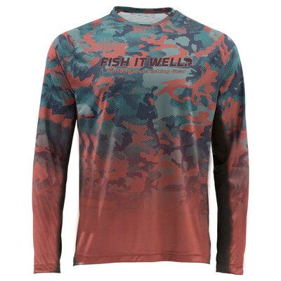 Лятна риболовна мъжка риза с дълъг ръкав 50+ UPF защита Бързосъхнещи топове Леки тънки дишащи ризи за открито