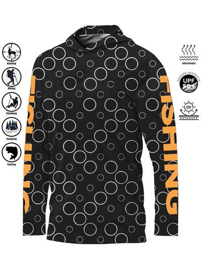 2024 Ribička majica s kapuljačom, UPF 50+ UV zaštita Brzo sušeće majice Prozračne majice za ribolov na otvorenom koje upijaju vlagu