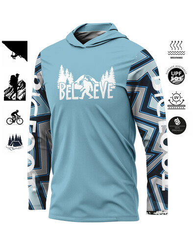 BIGFOOT Jauns Skriešanas Apģērbs Hoodie Daudzfunkcionāls Vīriešu Sporta Apģērbs Vasaras Elpojošs Garām piedurknēm Skriešanas Apģērbs Saule Makšķerēšana