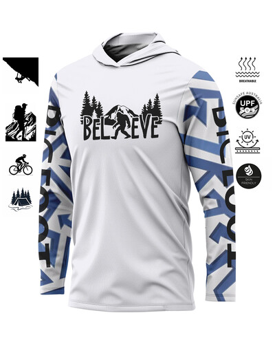 BIGFOOT Jauns Skriešanas Apģērbs Hoodie Daudzfunkcionāls Vīriešu Sporta Apģērbs Vasaras Elpojošs Garām piedurknēm Skriešanas Apģērbs Saule Makšķerēšana