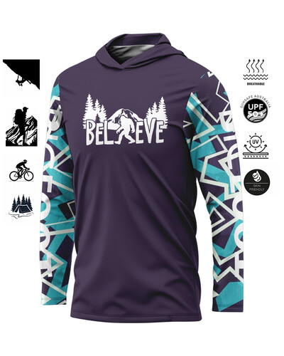 BIGFOOT Jauns Skriešanas Apģērbs Hoodie Daudzfunkcionāls Vīriešu Sporta Apģērbs Vasaras Elpojošs Garām piedurknēm Skriešanas Apģērbs Saule Makšķerēšana