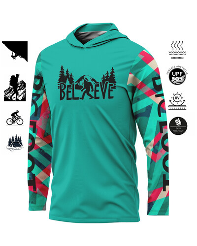 BIGFOOT Jauns Skriešanas Apģērbs Hoodie Daudzfunkcionāls Vīriešu Sporta Apģērbs Vasaras Elpojošs Garām piedurknēm Skriešanas Apģērbs Saule Makšķerēšana