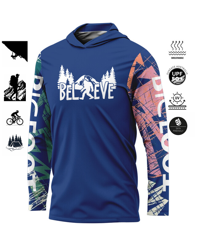 BIGFOOT Jauns Skriešanas Apģērbs Hoodie Daudzfunkcionāls Vīriešu Sporta Apģērbs Vasaras Elpojošs Garām piedurknēm Skriešanas Apģērbs Saule Makšķerēšana