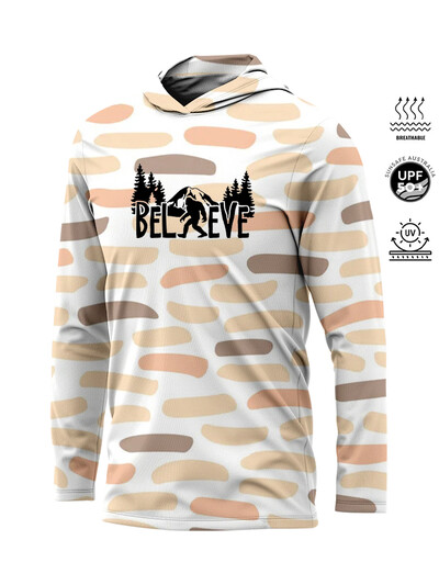 Nova muška majica s kapuljačom s kremom za sunčanje i ribolov Putna majica s kapuljačom dugih rukava Krema za sunčanje Vruće ljetne sportove na otvorenom Kampiranje Prozračna majica s kapuljačom