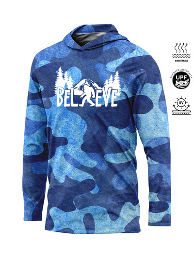 Muška sportska odjeća s kapuljačom, ljetna kamuflažna odjeća za ribolov, koja upija vlagu, dugih rukava, UV, muška, lagana za sunčanje