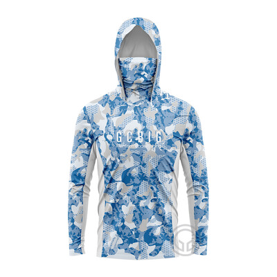 Летни Gcbig риболовни ризи, мъжки дълъг ръкав, UV защитна маска, Риболовни фланелки, дишащи облекла за туризъм, облекло за риба