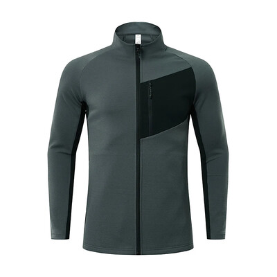 Sportske majice s kapuljačom za teretanu za muškarce Fitness Jakna najbolje marke Teretana Trčanje Jogging Sportska odjeća Na otvorenom Vjetrootporan uski kaput Džep s patentnim zatvaračem 29