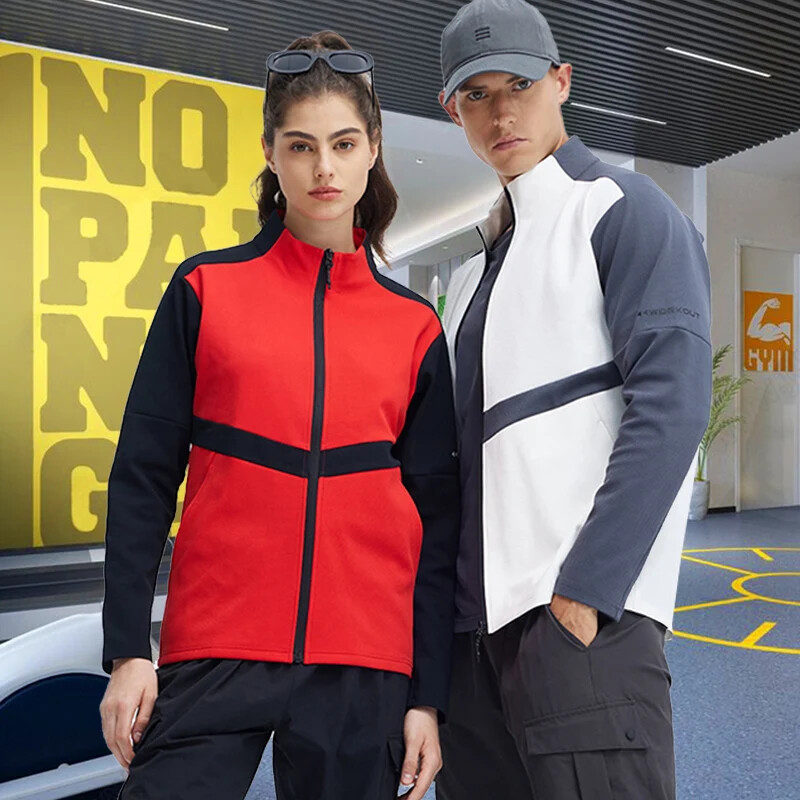 Sportske majice s kapuljačom za teretanu za muškarce Fitness Jakna najbolje marke Teretana Trčanje Jogging Sportska odjeća Na otvorenom Vjetrootporan uski kaput Džep s patentnim zatvaračem 29