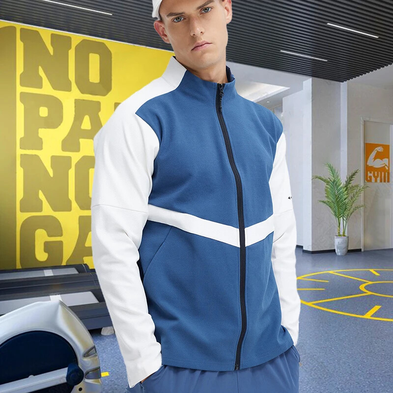 Sportske majice s kapuljačom za teretanu za muškarce Fitness Jakna najbolje marke Teretana Trčanje Jogging Sportska odjeća Na otvorenom Vjetrootporan uski kaput Džep s patentnim zatvaračem 29