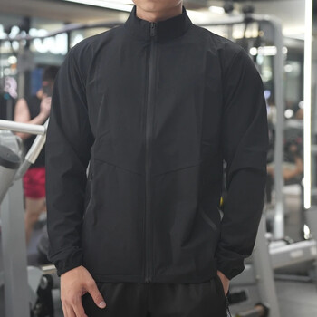 New Men Fitness Running Jacket Ανοιξιάτικα και Φθινοπωρινά Εξωτερικά Ενδύματα Γυμναστηρίου Χαλαρά casual Jogging Outdoor Stand-up Collar Αθλητική φόρμα