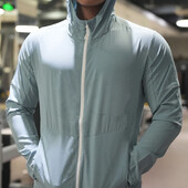 Мъжко слънцезащитно дишащо яке UPF50+ UV защита срещу слънчево изгаряне Палто за двойка Удобно спортно слънцезащитно облекло