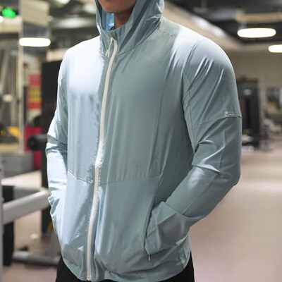 Мъжко слънцезащитно дишащо яке UPF50+ UV защита срещу слънчево изгаряне Палто за двойка Удобно спортно слънцезащитно облекло