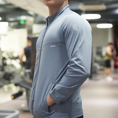 Tanke košulje od ledene svile Topovi Sportska jakna za trčanje Trenirka za zaštitu od sunca Prozračna jakna za zaštitu od UV zračenja Fitness Odjeća za sunčanje