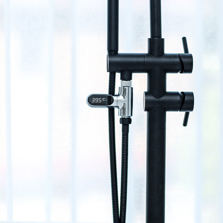 Antros kartos Zhinuan pasyvus LED vandens termometras, tikslus vizualinis jutiklis vandens temperatūrai matuoti