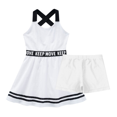 Sportska odijela za djevojčice A kroja Sportske haljine i kratke hlače Dječja odjeća Dječja trenirka Odjeća za teretanu Trenirka Dječje teniske haljine