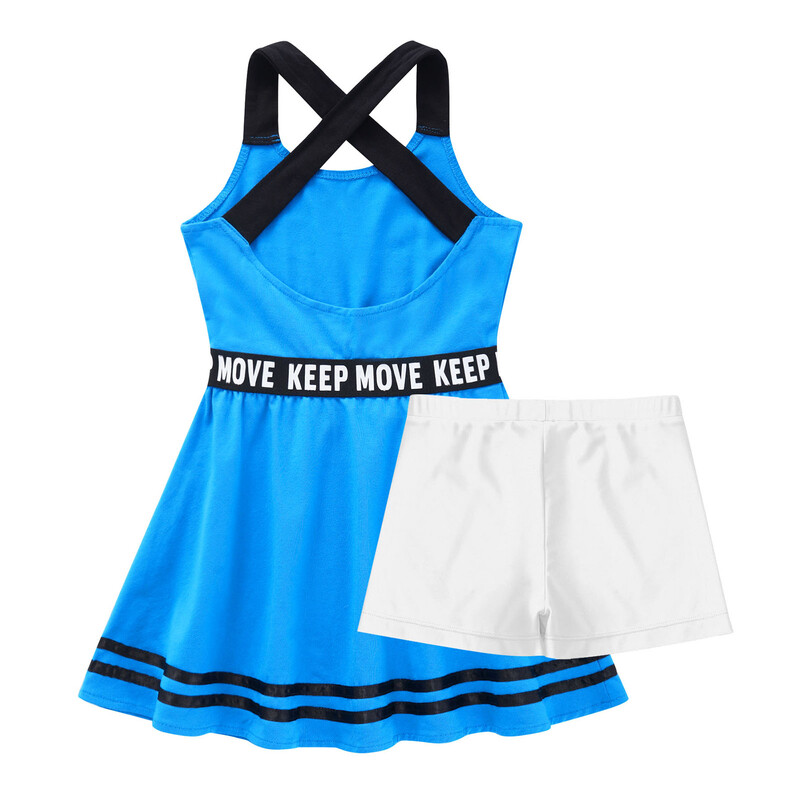 Sportska odijela za djevojčice A kroja Sportske haljine i kratke hlače Dječja odjeća Dječja trenirka Odjeća za teretanu Trenirka Dječje teniske haljine