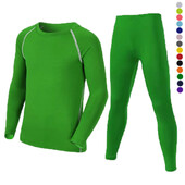 Деца Дете Момче Момиче Conproression Ски Комплект бельо Фитнес Ски Сноуборд Спорт Бягане Туризъм Упражнения Джогинг костюм 19